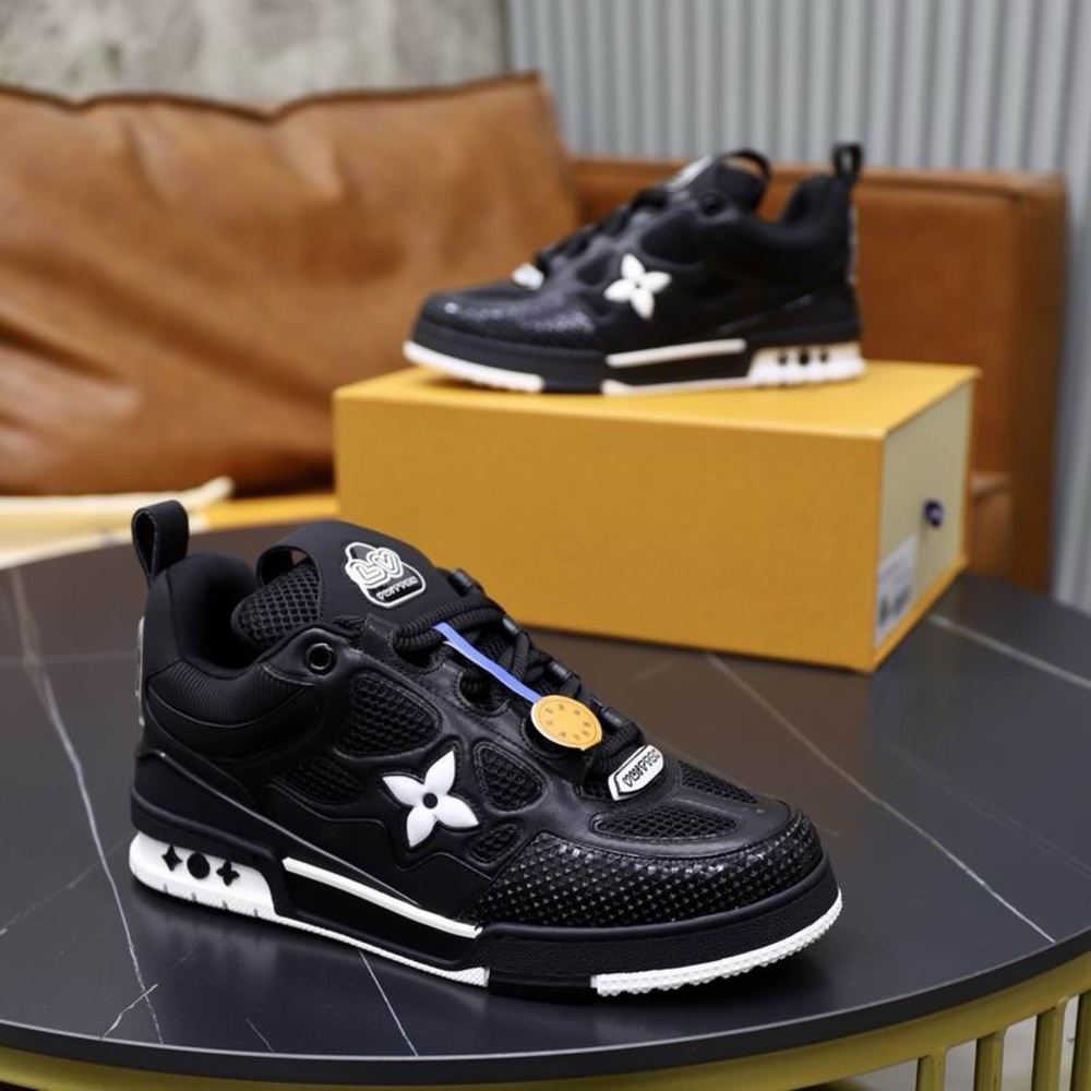 Black Louis Vuitton LV Skates Size 10US